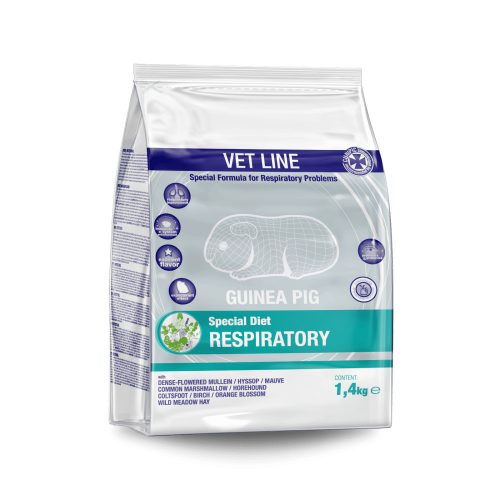 CUNIPIC Vetline GuineaPig Respiratory - Speciális eledel légzőrendszer támogatására malacoknak 1,4 kg