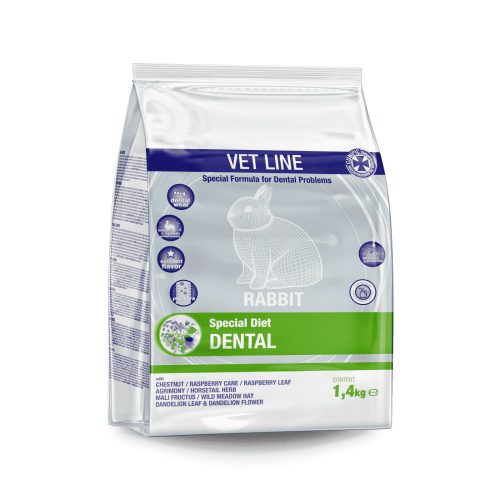  CUNIPIC Vetline Rabbit Dental - Speciális eledel fogászati problémákra 1,4 kg